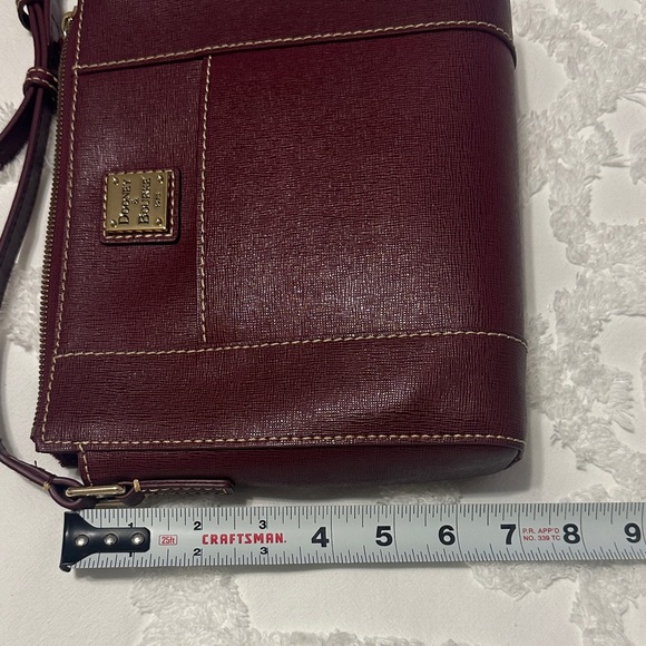 Dooney & Bourke Burgundy Crossbody Bag - Picture 2 of 6